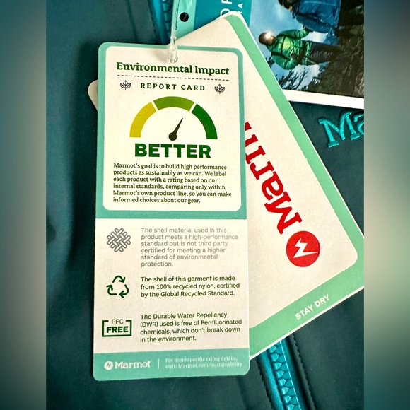 NWTs Marmot Men’s EVODry Clouds Rest Jacket. Size Large - Picture 7 of 11